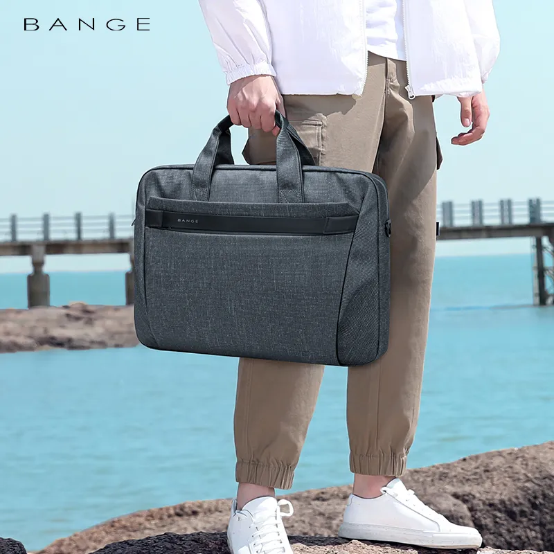 Hommes Designer Sac d'ordinateur portable Organisateur Sac d'ordinateur Porte-documents Hommes Sac à main Ordinateur de luxe Femmes Toile Gris Noir Expansion Extérieur Livre de basket-ball Sacs de sport