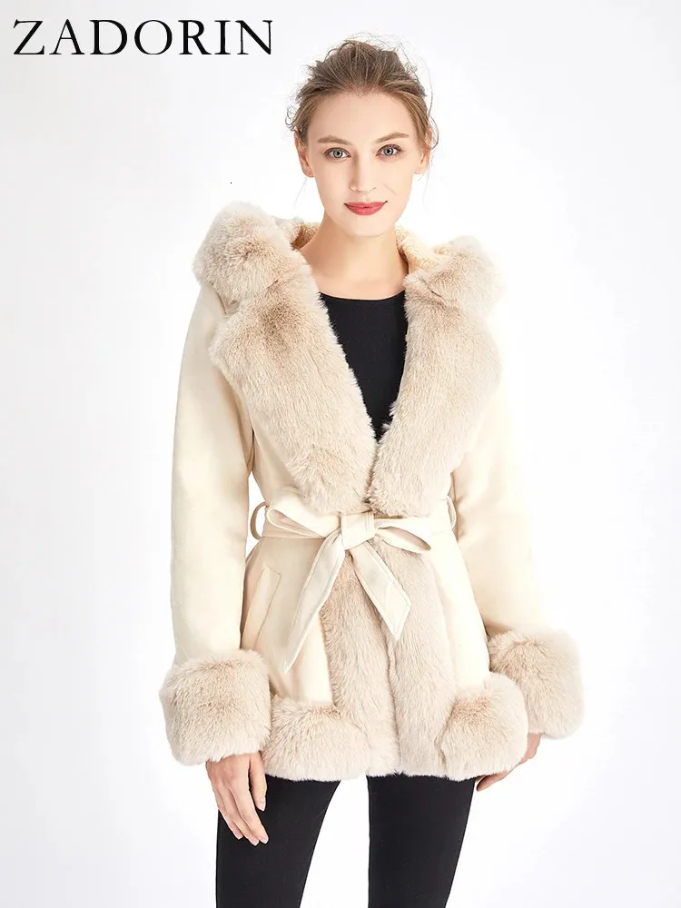 Faux fur cardigan jacket hotsell