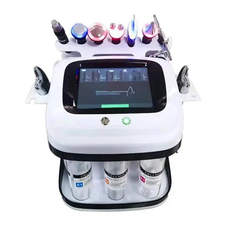 Prix de gros 8in1 Hydra rajeunissement de la peau hydrodémabrasion faciale microdermabrasion faciale oxygène Machine faciale pour Spa