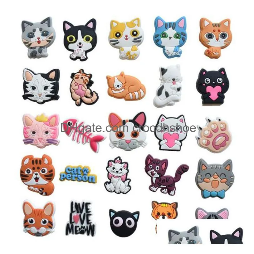 Parti di scarpe Accessori Cute Kids Show Charm Pvc Cartoon Charms Decorazione Fibbia Drop Consegna Otrjj