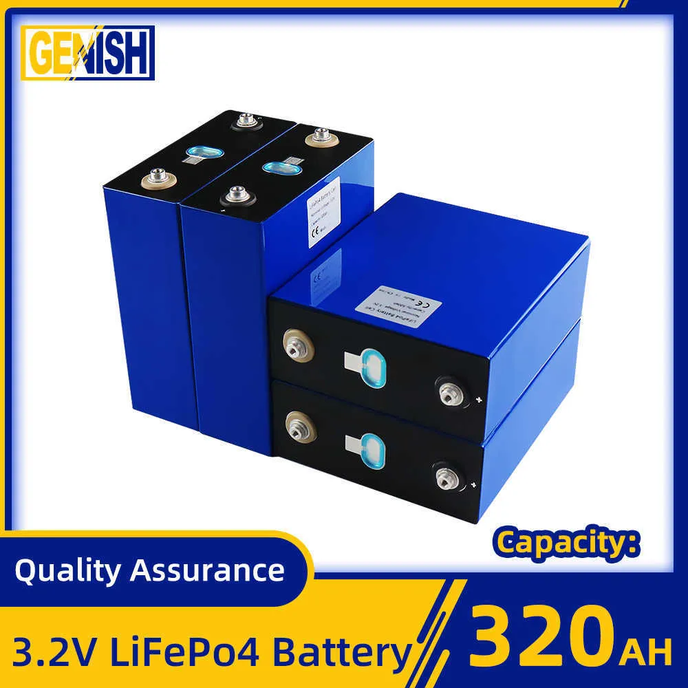 بطارية 320AH LIFEPO4 جديدة 3.2V 310AH بطارية DIY Deep Cycle Butterned Battern for RVS Boats Golf Carts and Bus