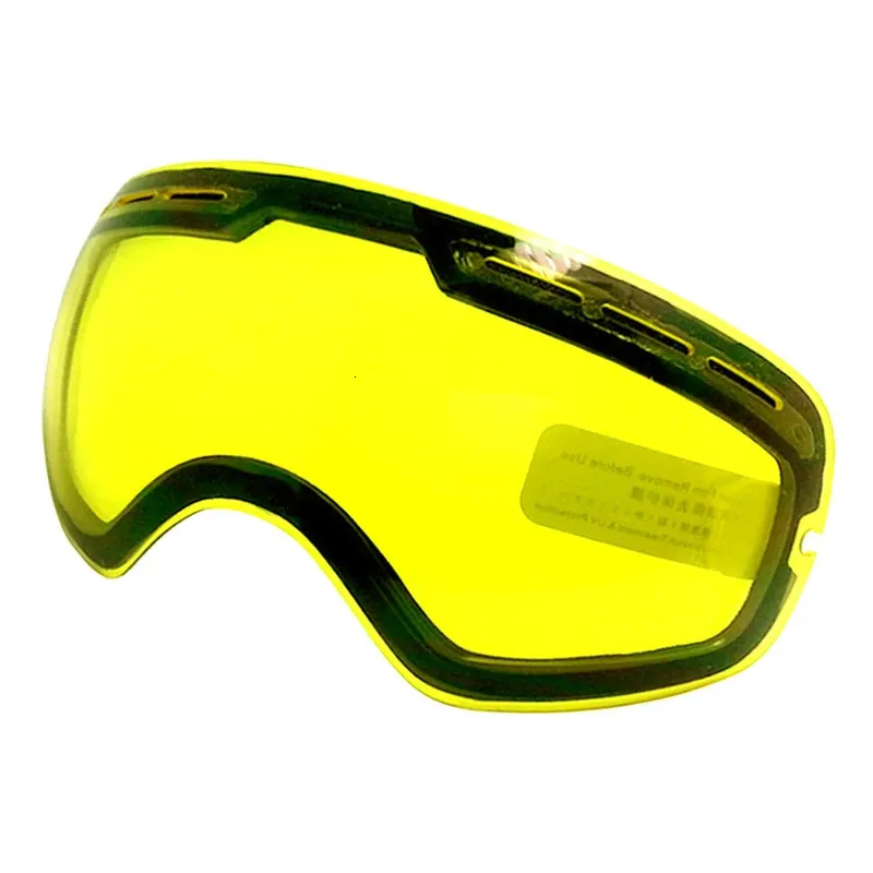 Skidglasögon LOCLE GOG-2010 Lens Ski Goggles Lens Anti-Fog UV400 Big sfäriska skidglasögon Snöglasögon glasögonlinser Endast byte av 231113