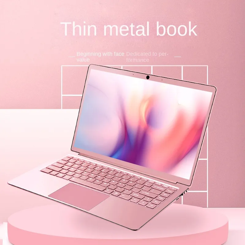 14 Polegadas Novo N3450 Laptop Leve Escritório de Negócios Estudante Notebook Metal Laptop