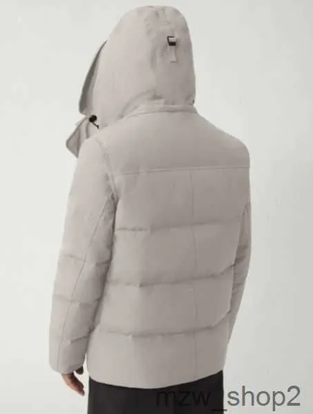 Kanada gęstej kurtka parkas puffer kurtki męskie projektant prawdziwy futra futra na zewnątrz wiatrówek jassen wierzchołek wierzchołek z kapturem parka 9 q5HP