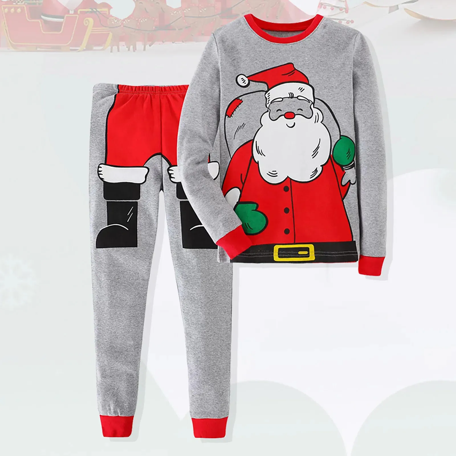 Kleidungssets Baby Jungen Weihnachtsmann Kleidung Set Winter Weihnachtskostüm Baby Home Kleidung Kinder Kleinkind Jungen Kleidung Kinder Pyjamas Sets 231113