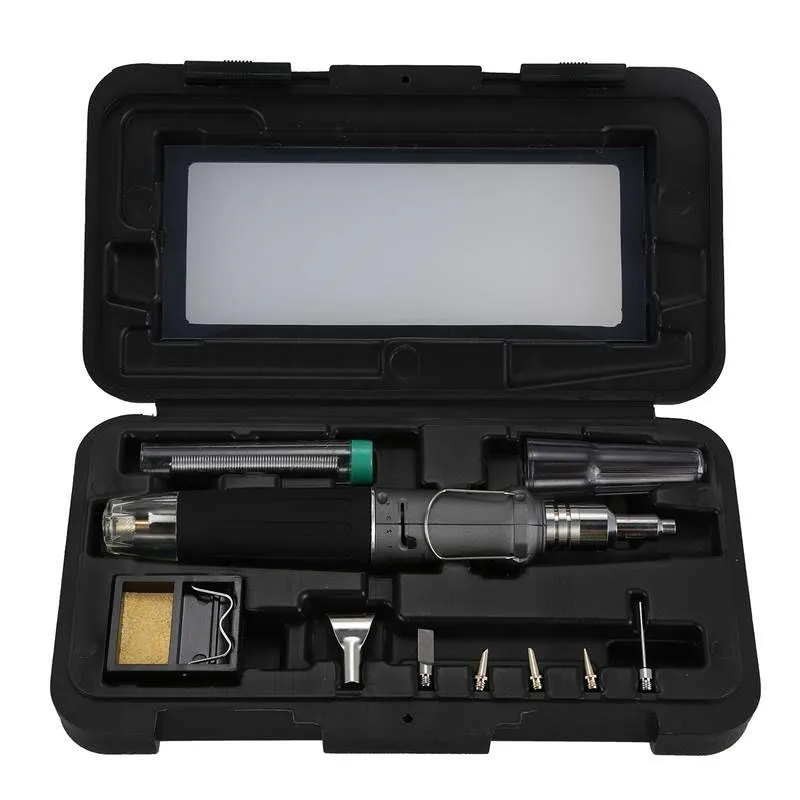 Wholesale 10 In 1 Automatic Ignition Butane Butane Soldering Torch Kit