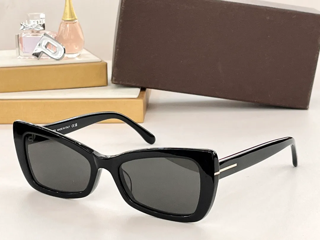 Mode solglasögon för män och kvinnor 5879 designer popularitet utomhus strandstilglasögon anti-ultraviolet UV-400 retro full ram acetatfiber glasögon med låda