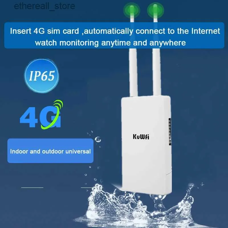 Outdoor 4G Wifi Router  4G LTE Router with Sim Card Slot - CPF905