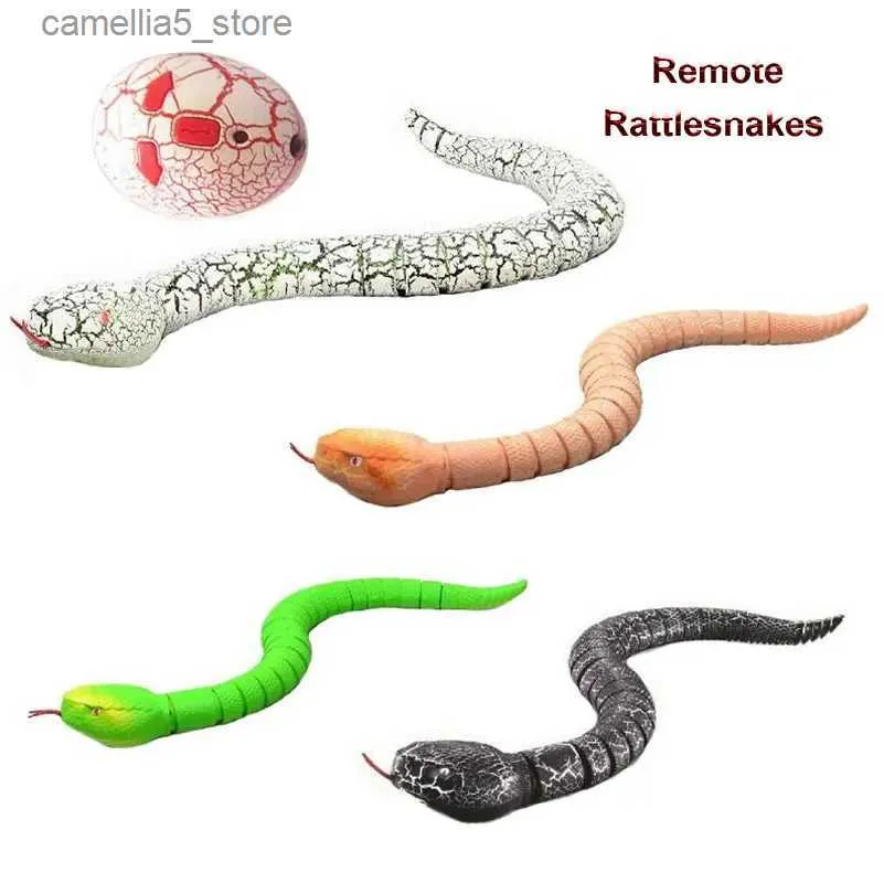 Electric/RC Animals Electric Remote Control Snake Prank - Infraröd RC Animal Toy Q231114