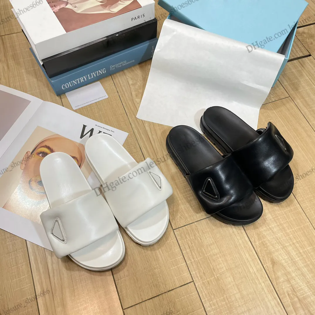 Damensandalen, weich gefütterte, weiche Lammfell-Slipper, Pool-Kissen-Sandalen, flache Komfort-Mules, gepolsterte Vorderriemen-Hausschuhe, modische, einfach zu tragende Stil-Slides