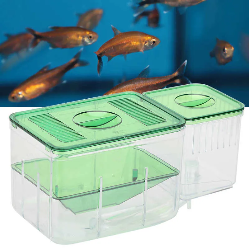 baby fish nursery box Pawfly Aquarium Breeding Box, Fish Tank Hatchery Incubator with 6 Suction Cups Acrylic Hatching for Fish Shrimp Betta Medium Acclimation Isolation Box : Pet Supplies This simple yet clever breeding box is designed to draw fry away from the maternity area to prevent them from being eaten by the mother GQDIN Isolation Breeding Box for