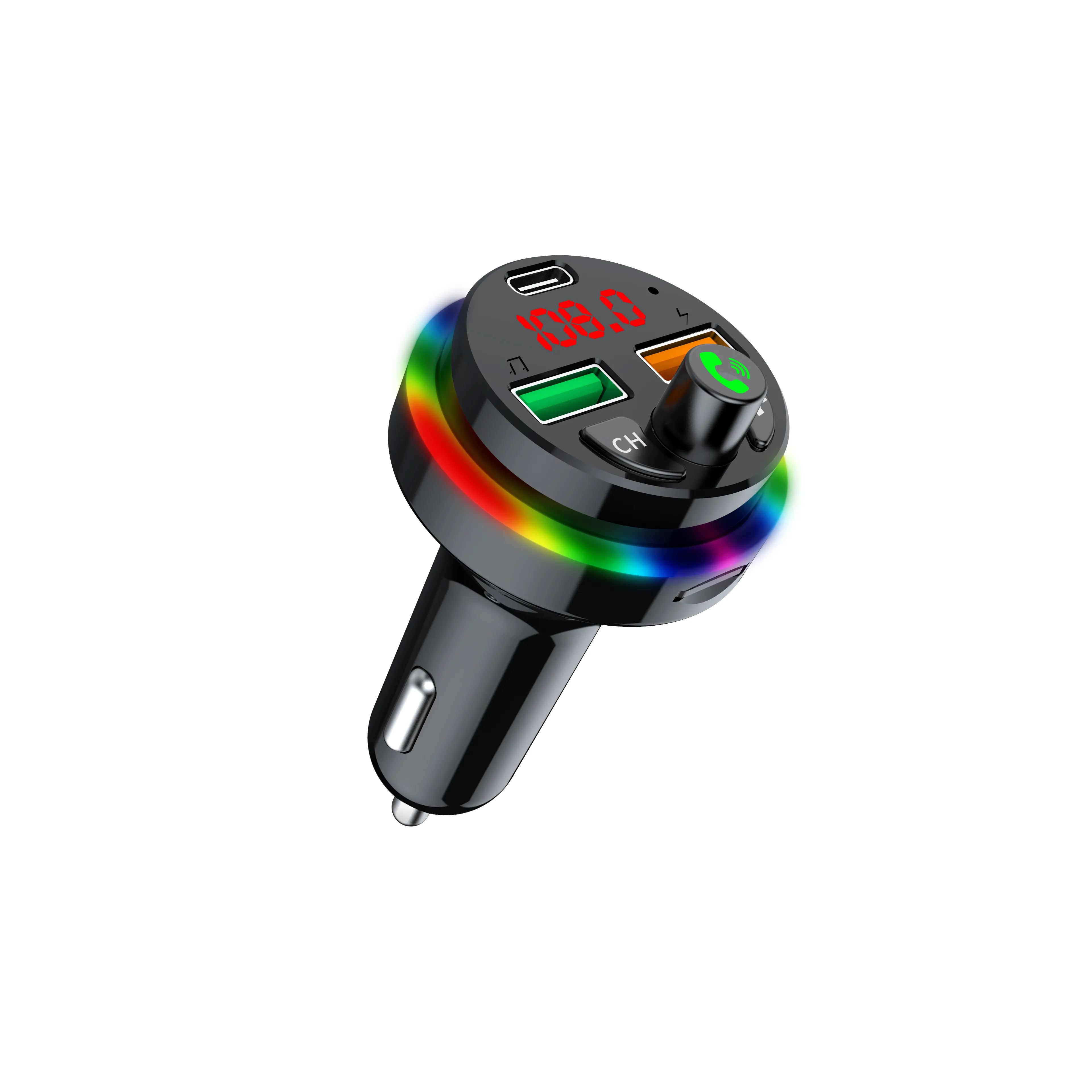F16 MINI Universal Car Charger Socket Power Adapter Bluetooth 5.0