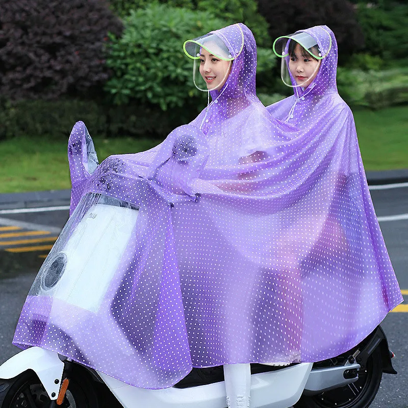 Impermeables Batería de coche eléctrico impermeable para coche esmerilado transparente largo impermeable impermeable mujer soltera poncho no desechable 230414