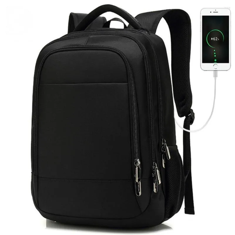 Backpack Man Backpacks Schoolbag Daypack Man's USB Charging Laptop Travel Rucksack Unisex Casual Bag