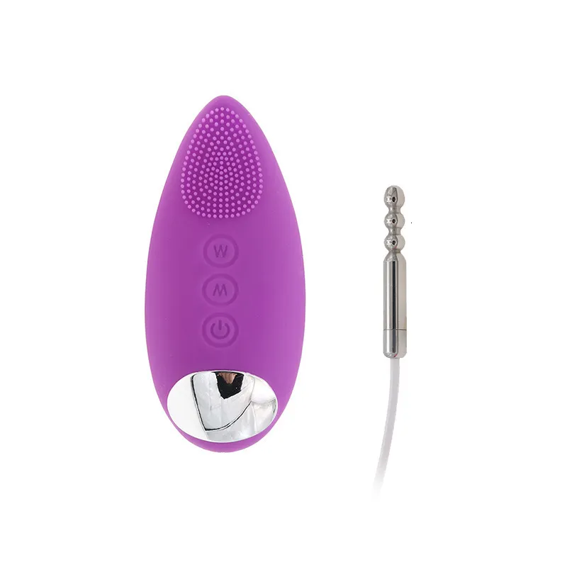 Vibrateur Urétral En Acier Inoxydable Avec 10 Modes De Vibration_voghion.com