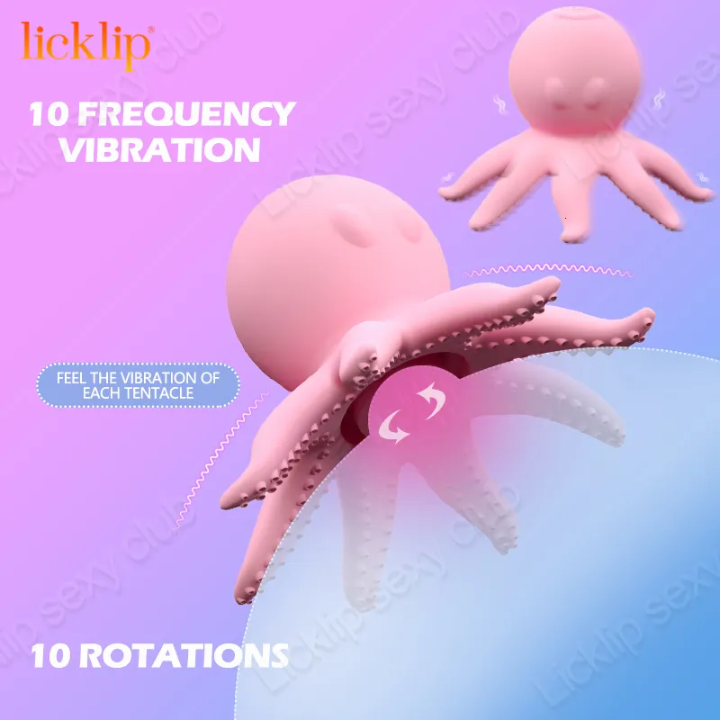 Nipple Massager  10 Frequency Rotating Octopus Vibrator - Rose Toy  Official Website