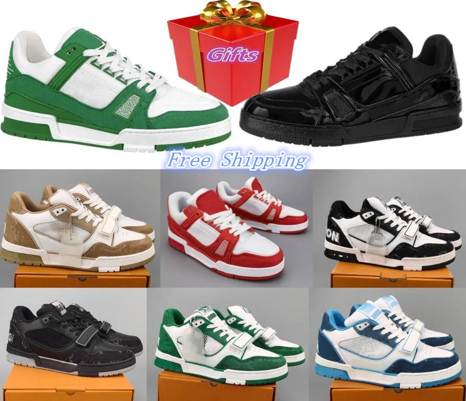 Дизайнерские роскошные кроссовки Trail Повседневная обувь для мужчин, женщин, белый, натуральный, зеленый, серый, кремовый, черный, UNC, бордовый, фиолетовый, мужские спортивные кроссовки