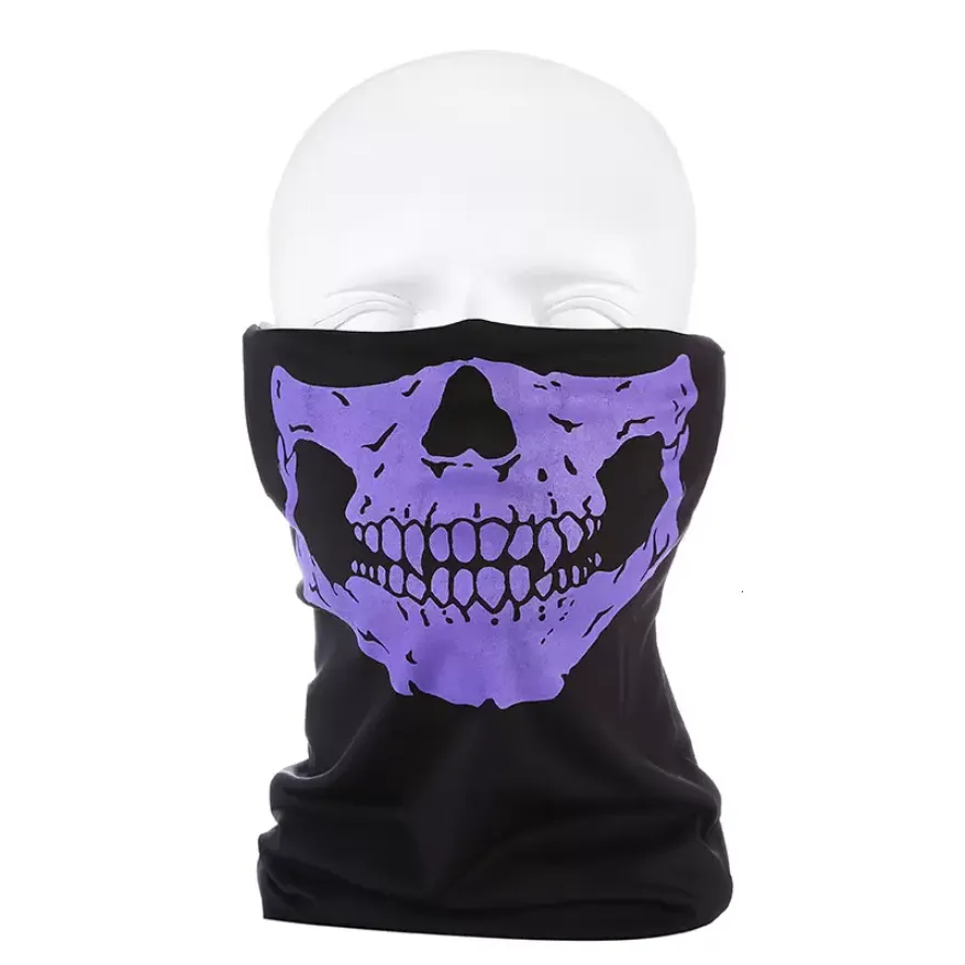 Fashion Skull Skeleleton Mask Halloween Sconef Bicycle Outdoor Bicycle Multi Função Pescoço mais quente Ghost Face Cosplay Chic Motorcycle Scraf E0414