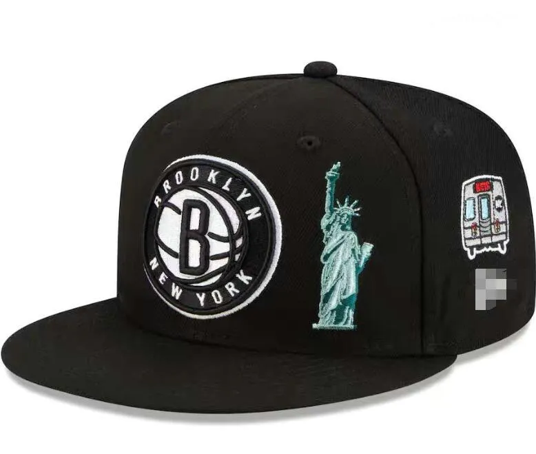 Brooklyn''Nets''Ball Caps Casquette 2023-24 unisex moda cotone berretto da baseball cappello snapback uomo donna cappello da sole ricamo primavera estate berretto all'ingrosso A10