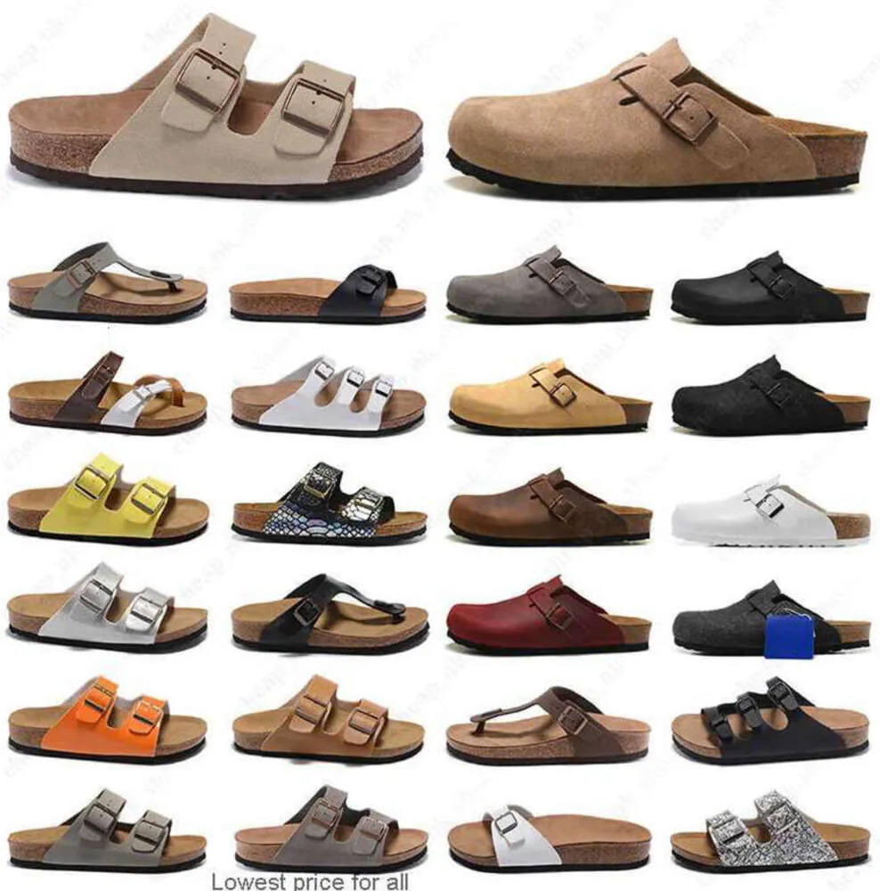 Designer Sandals birks boston clog arizona gizeh men women summer autumn winter slippers Leather felt Sliders Outdoor Indoor Buckle High quality shoes