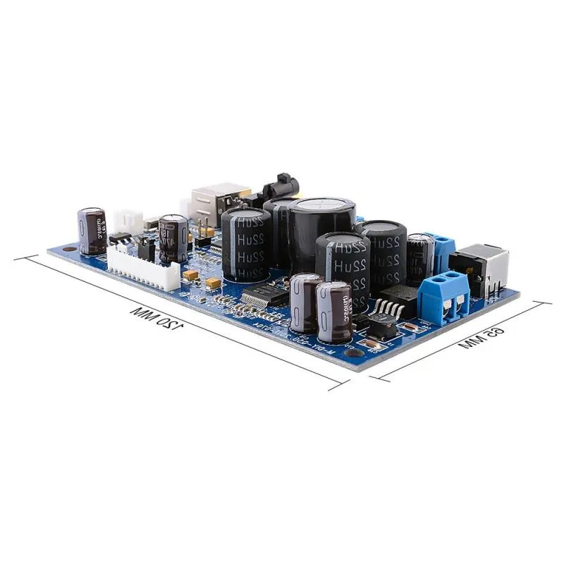 Freeshipping Encoder Digital Power Amplifier Amplifier Amblifiers مع PCM2704 Audio Decoder Coaxial Fiber Optic USB INPUT CDLXE