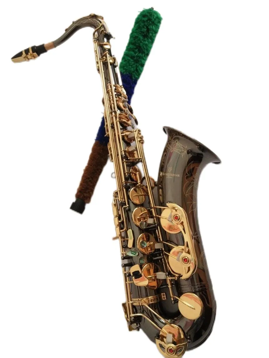 Japão marca saxofone tenor T-901 T-WO1 preto níquel ouro sax tenor bocal palhetas pescoço instrumento musical acessórios