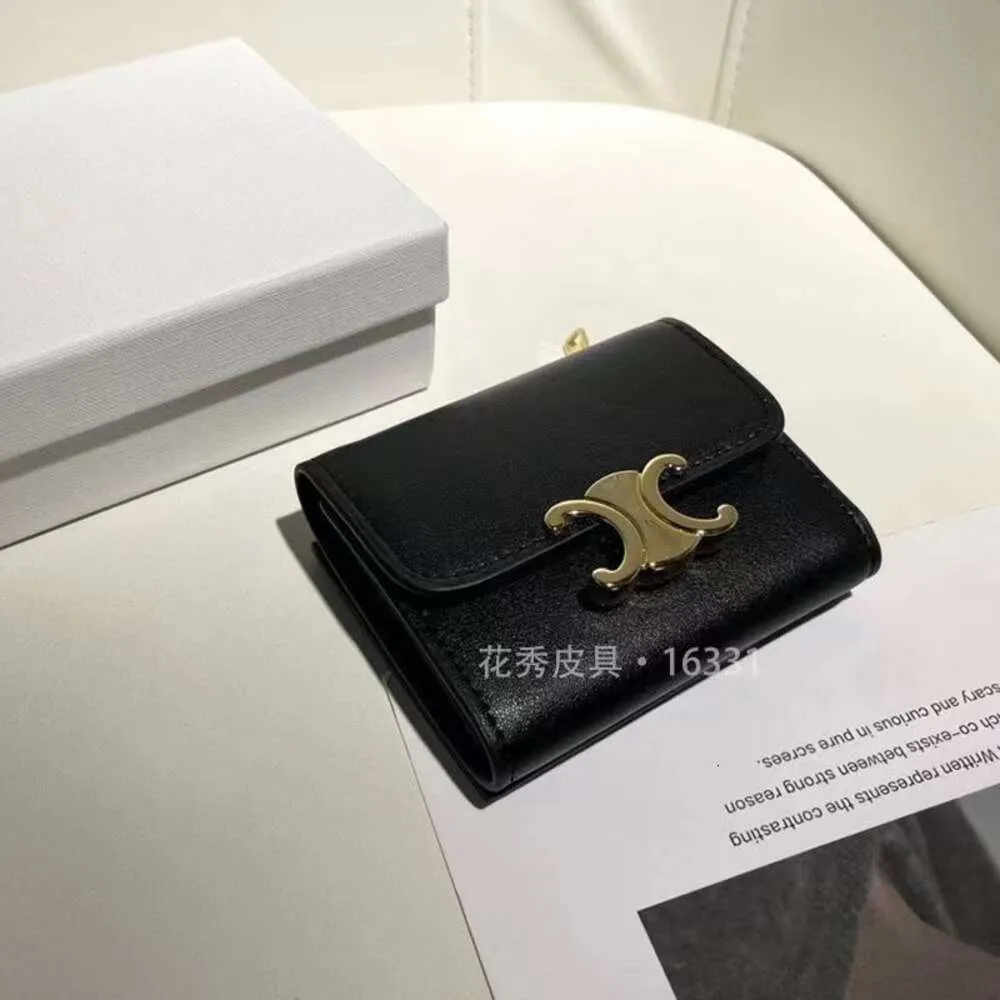 plånböcker modedesigner läder plånböcker lyx kort triompe cuir kreditkortshållare handväskor gyllene hårdvara kvinnor av zippy mynt plånböcker med box damm celii