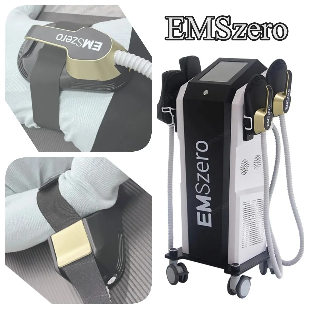 EMSzero Sculpt Machine 14 Tes EMS Neo Body dimagrante stimolatore muscolare EMS 5000W con 4 maniglie RF Pad per pavimento pelvico