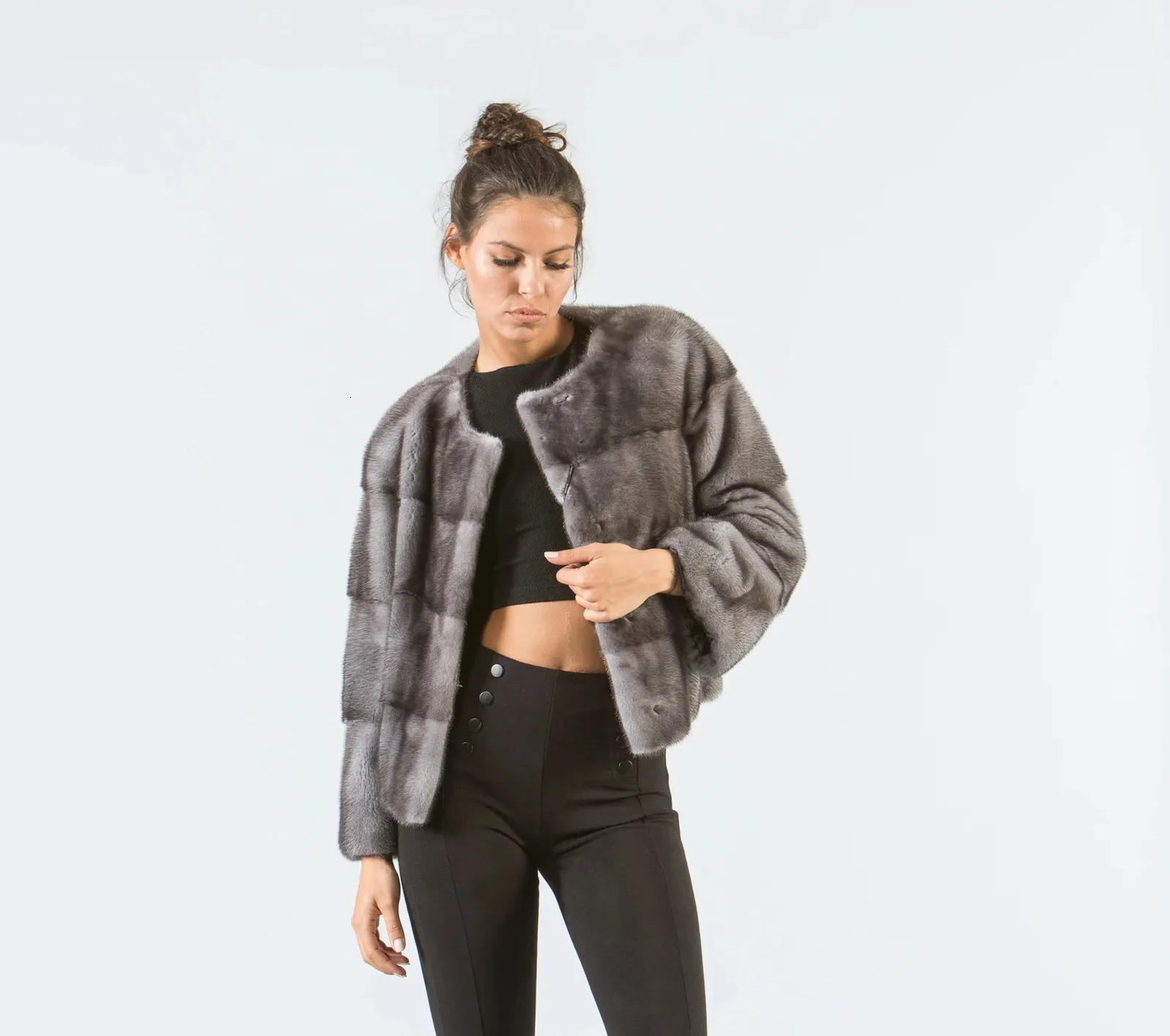 Mink short clearance coat