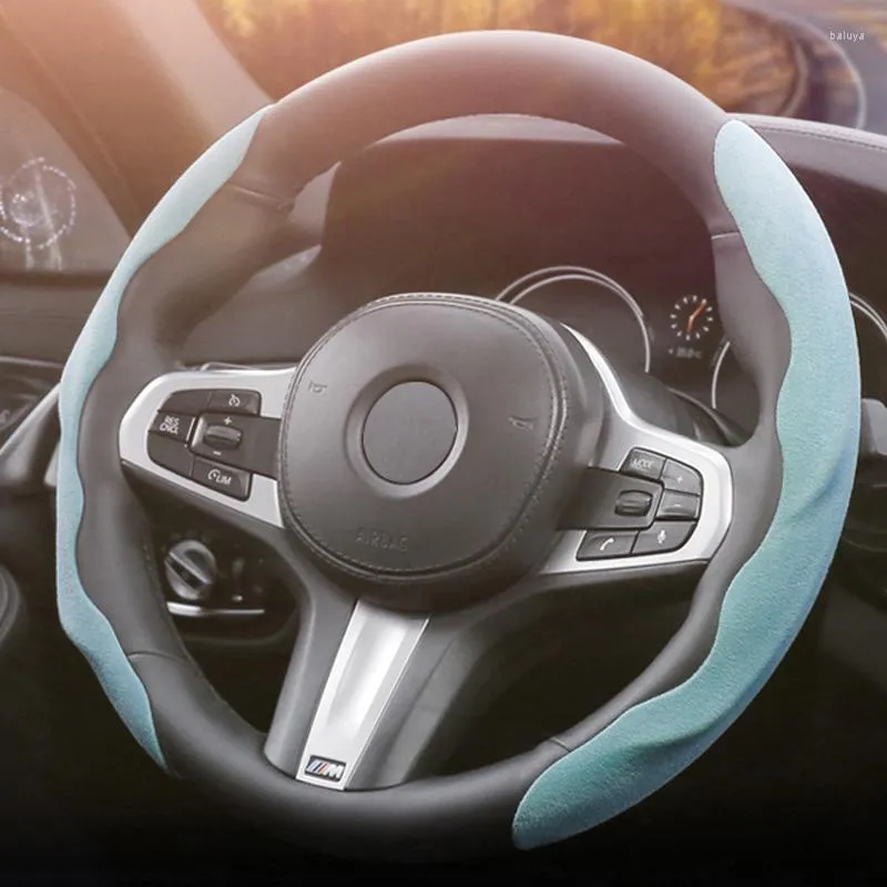 Plush E60 Steering Wheel Cover Universal 38cm Car Coats For BMW 1 7, X  Series E46 E90 X1 X7 F07 F09 From Baluya, $19.26