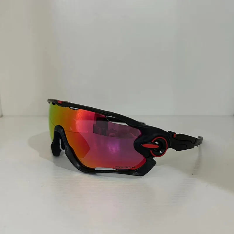 スポーツアイウェアアウトドアサイクリングサングラス UV400 偏光レンズサイクリングメガネ MTB バイクゴーグル男性女性乗馬サングラスケース付き OO9270 顎