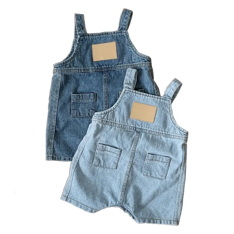 Salopette Denim Bretelles Pour Tout-Petits Bébés Salopette Tout-Petit Denim Salopette Salopette Pantalon Tout-petit Jeans Bébés Denim Pant 066B 230414