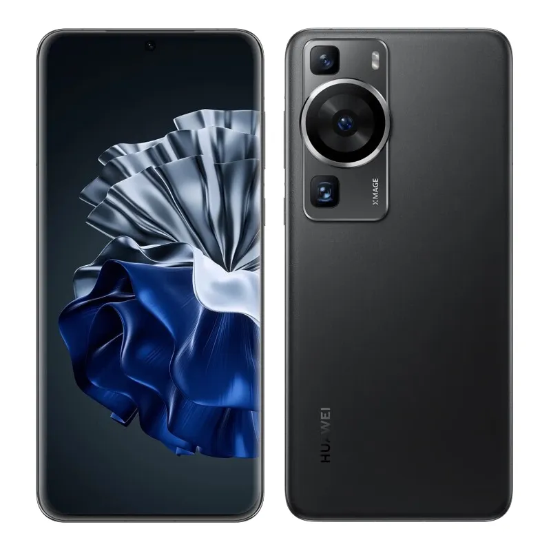 オリジナルHuawei P60 4G携帯電話スマート8GB RAM 256GB ROM Snapdragon 8 Plus 48MP NFC Harmonyos 6.67 "120Hz OLED湾曲したスクリーン指紋IDフェイス防水携帯電話