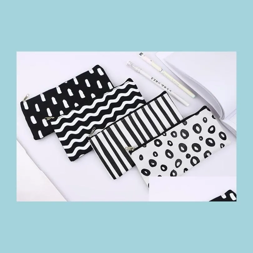 Wholesale Striped Pencil Pouch Simple Organizer For School, Office, And  Business Supplies Pocket Sized Makeup Pen Pouch With Drop Delivery From  Packing2010, $0.82