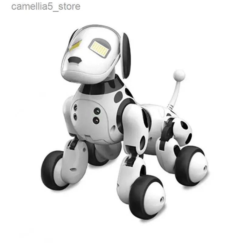 Electric/RC Animals Robot Chip Smart Pet Intelligence Toy RC 2.4G Bezprzewodowe elektroniczne zwierzęta domowe Pies Pilot Zwierzęta Prezent na urodziny Q231114