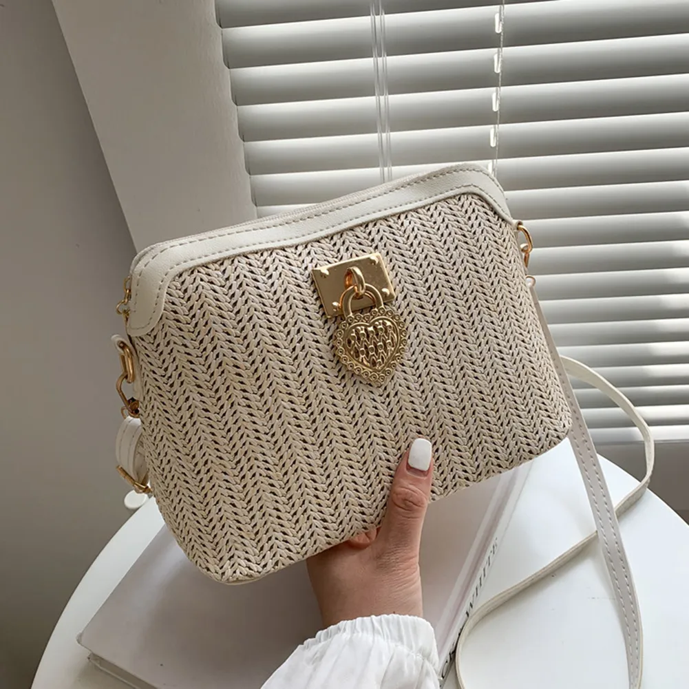 Soft straw crossbody bag new arrivals