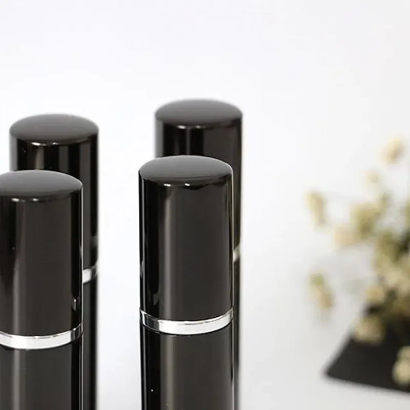 Black Mini Travel Refillable Perfume Atomizer Bottle For Portable Spray Scent Pump Case Empty Bottles Home Fragrances 3ML 5ML 10ML