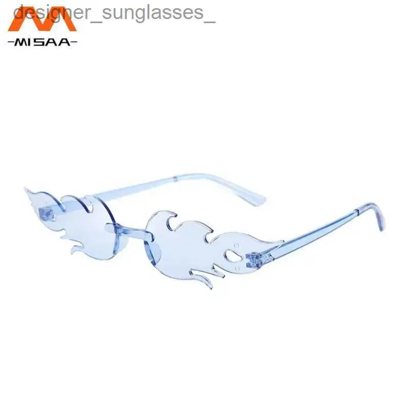 Sunglasses Glasses Can Color Sunglasses Flame Sunglasses All-in-one Mirror PortableL231114