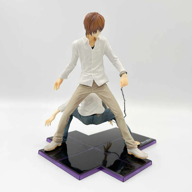 Action Toy Figures 24cm Death Note L Lawliet Anime Figure Light Yagami Action Figure 1160# Yagami Light Figurine Collectible Model Doll Toys Gifts AA230413