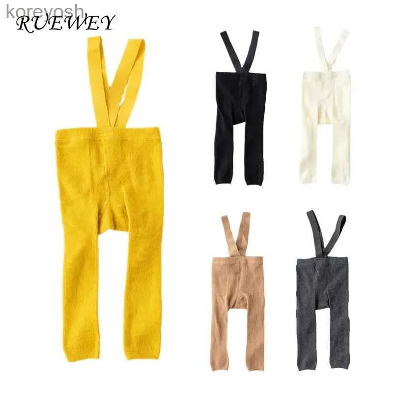 Kindersokken RUEWEY Pasgeboren Baby Jarretelleggings Babyartikelen Sok Hoge Taille Hoge Elasticiteit Effen Kleur Lente Herfst KledingaccessoiresL231114