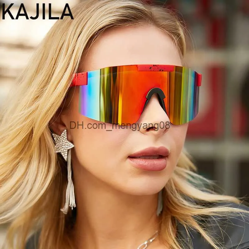 Okulary przeciwsłoneczne sportowe okulary przeciwsłoneczne polaryzator wiatrakowy 2021 luksusowe marki duże okulary przeciwsłoneczne dla mężczyzn prostokąt okulary przeciwsłoneczne Kobiety Zonnebril Heren T230414