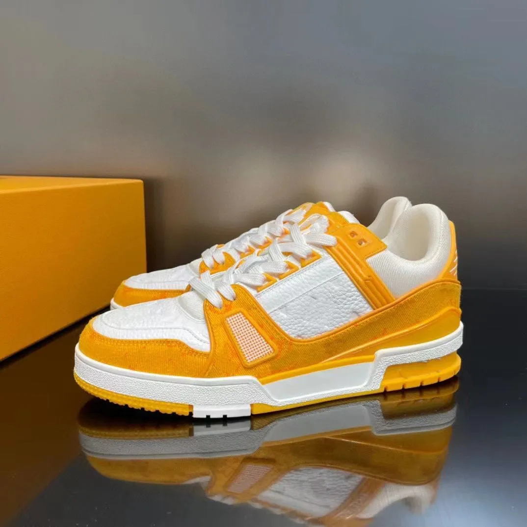 Virgil Abloh Designer Sneaker Calfskin Leather Letter Overlays