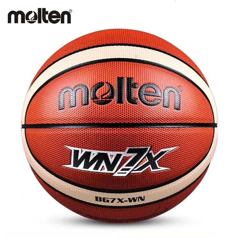 Bälle Original Molten Basketball Ball BGXWN PU Größe 765 Jugend Indoor und Outdoor Wettkampftraining Verschleißfest Baloncesto 7 231114