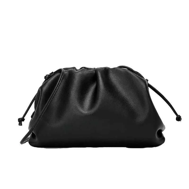 Sac à main pochette femme venetasbottegas sac chanson plissé nuage en cuir véritable aisselles simple épaule bandoulière Dumpling poche