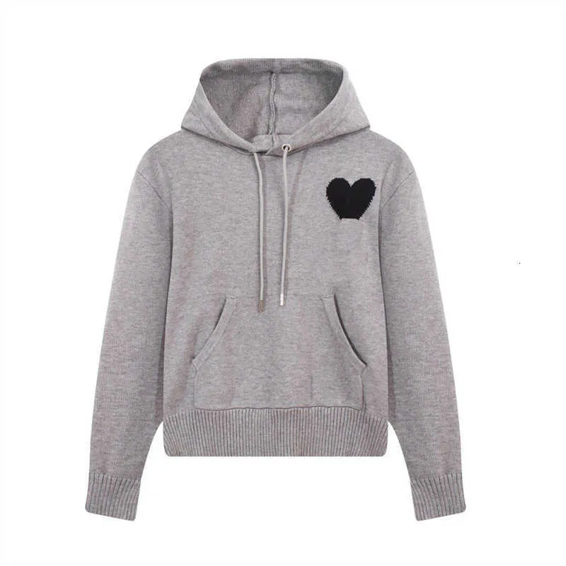 AMIs Designer Amisweater Hoodie AM I Paris Kapuzenpullover Hip Hop Casual Hoody Coeur Heart Love Strick-Sweatshirt Herren Damen Wintermode Amiparis Winter 11