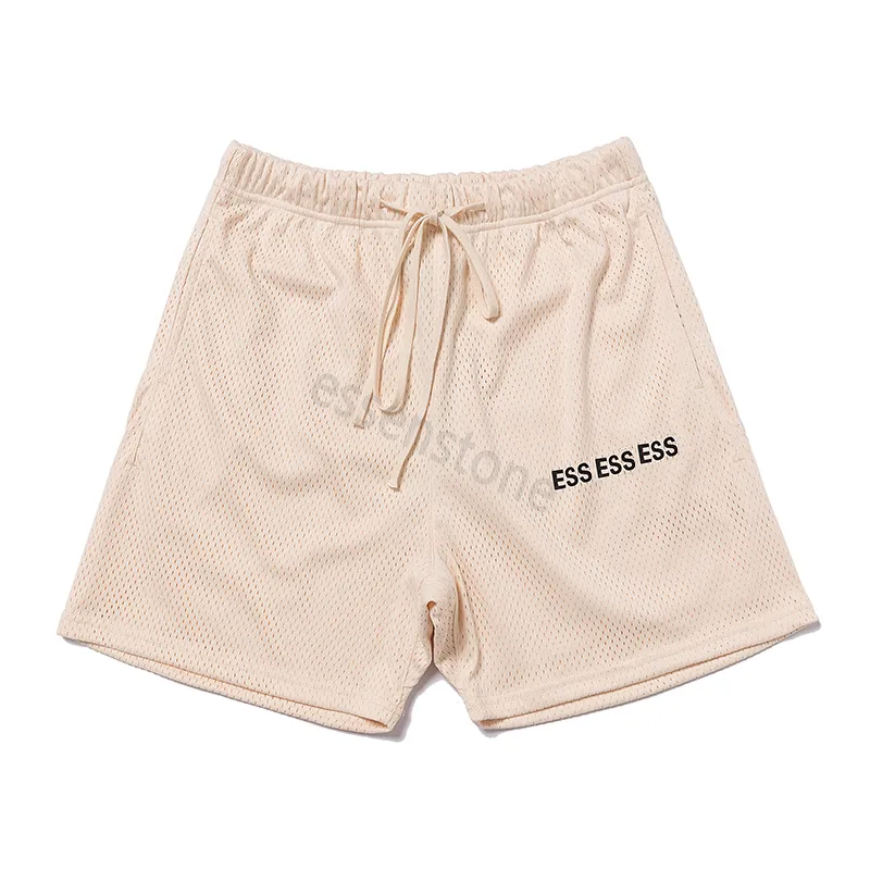 2023 الصيف ESS MANS SHORT PANTS ملابس فاخرة نايلون ملابس السباحة مع شبكات شاغرة تنفس MENSER MENSER شورت شورت Hip Hop Swim Wear مخاوف من شورت الله