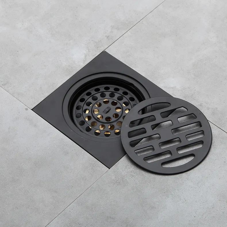 Drenaje de piso de drenaje de piso a prueba de olores para ducha cubierta  de drenaje de sifón de fregadero colador de baño trampa filtro de drenaje  de