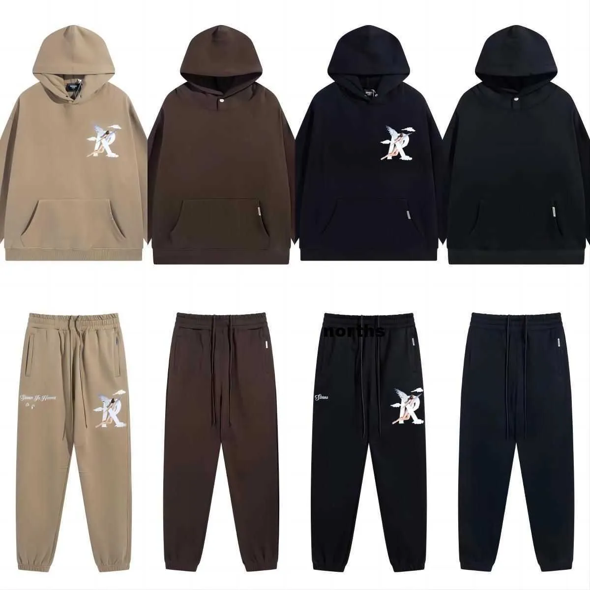 Sweats à capuche pour hommes et femmes Sweatshirts Representdesigner Sweat à capuche Reprreesent Survêtement Pantalon de créateur Lettre Tide Wild High Street Casual Loose Couple Costume de sport ll