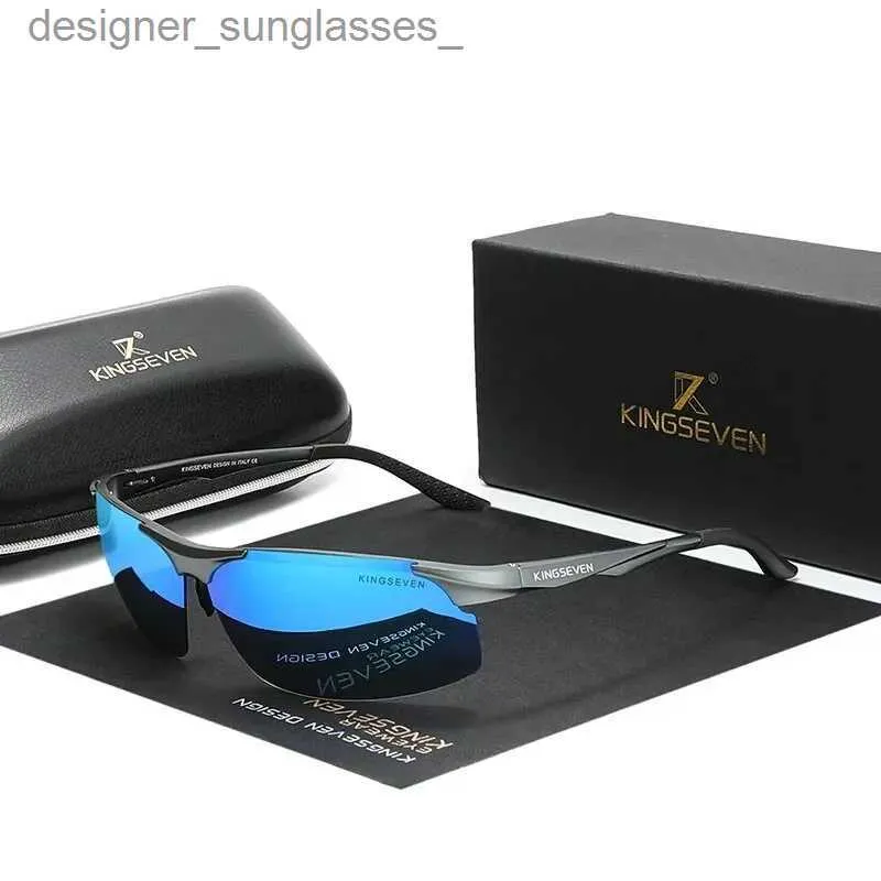 Sunglasses Genuine Polarized Men Aluminum Sunglasses Driving Mirror Lens Male Sun Glasses Aviation Women For Men EyewearL231114