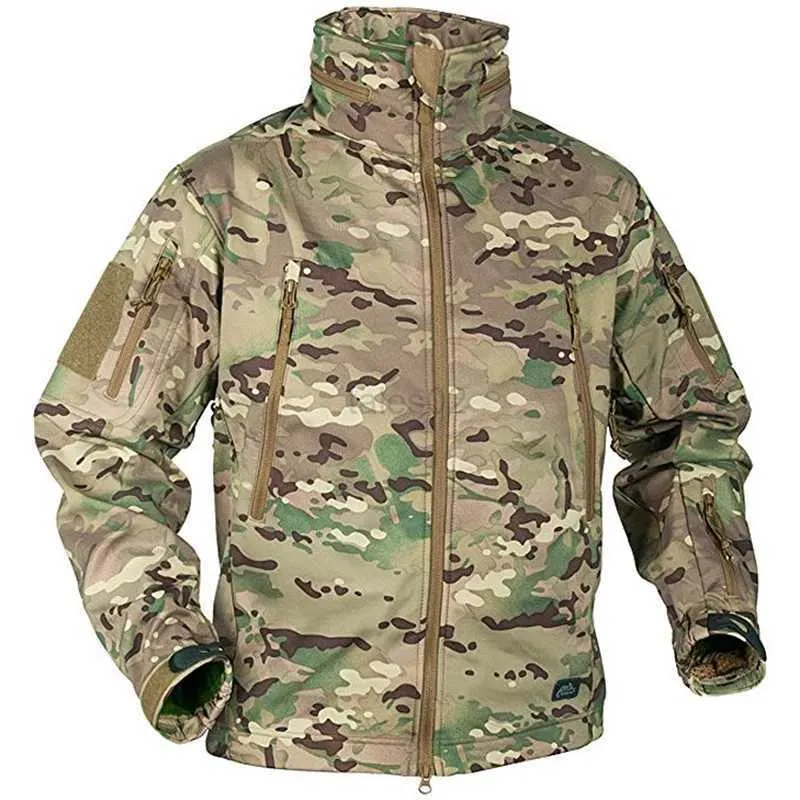 Mens Tactical Camouflage Military Wildcraft Jackets For Men With Shark